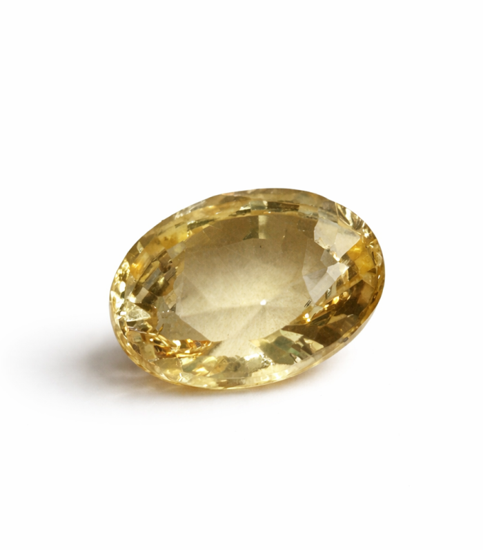 Natural Yellow Sapphire — 1.24 Carat (Heated)